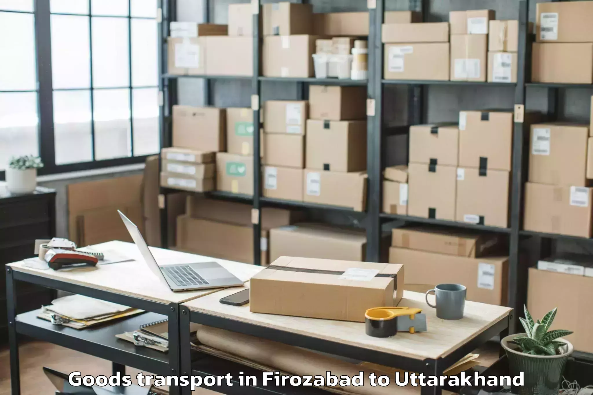 Book Firozabad to Icfai University Dehradun Dehr Goods Transport